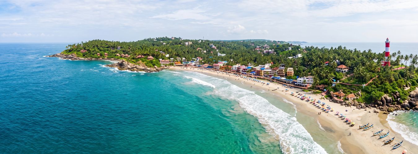 Pristine coastal beaches across South India